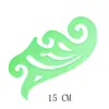 Conjunto de três peças transfronteiriço de régua de nuvem de placa de fio multi-especificação modelo verde régua de curva para desenho
