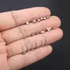 Conjunto de Brincos de Aço Inoxidável Mais Vendido da Amazon, Piercings de Lábio com Zircônia, Brincos de Luxo Leve, Conjunto de Brincos, Venda Direta Atacado de Fábrica