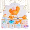 Delfín de Dibujos Animados Pal de Energía Caja Sorpresa Figuritas Pequeñas Lindas de Resina Serie Más Vendida Adornos de Decoración de Escritorio Venta al por Mayor