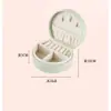 Caja de Almacenamiento Portátil Transfronteriza Bolso Pequeño Joyero Viaje Anillo Pendientes Pendientes Collar Joyero Joyero