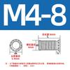 Parafusos de rebitagem de pressão de aço carbono galvanizado parafusos de rebitagem de pressão cabeça redonda plana FH-m3m10 * 40 parafusos atacado