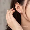 Aretes Brillantes de Diamante para Mujer, Cartílagos de Oreja de Lujo de Alta Gama, Pequeños y Exquisitos, Pendientes Versátiles y Elegantes