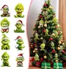 Pendente de Carro Grinch Desenho Animado Infantil Decoração de Árvore de Natal Decoração de Casa Transfronteiriço Novo Produto