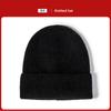 Outono e inverno Novo gorro de tricô versão coreana de inverno lazer cor sólida chapéu de tricô de lã chapéu de inverno feminino à vista atacado