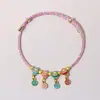 Pulseira de Corda Multicor, Joia de Corda de Mão Zongzi Trançada Atacado, Artesanal Puro, Estilo Nacional, Tendência Nacional, Corda Vermelha Trançada à Mão