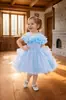 Vestido Infantil com Lantejoulas, Vestido de Princesa, Roupa Infantil Estilosa para Bebês Meninas, Vestido para Bebê de Um Ano, Vestido de Casamento, Vestido Rodado