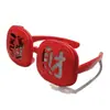 Gafas de Sol Originales de Año Nuevo Caballo, Gafas abatibles, Gadget de Saludo de Año Nuevo 2026 de Alto Valor para Mejorar la Fortuna, Accesorio para Fotos