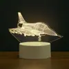 Luz de Noche 3D Transfronteriza Lámpara de Mesita de Noche USB Adornos Lámpara LED de Ahorro de Energía Logo Aniversario Corporativo Regalo Conmemorativo de Graduación