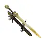 Modelo de Arma Envolvente Fengshen Hombre Huang Jian 22cm Adorno de Metal Xiqi Jian Yuan Shen Jian Bo Hou Jian Arma Fría