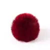 Pompones de Piel Sintética de Conejo al por Mayor en Stock, Accesorios DIY para Ropa, Zapatos, Sombreros, Llaveros y Colgantes para Bolsos