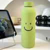Nueva taza práctica, taza con aislamiento frío, ins smile, cara sonriente simple, taza portátil, acero inoxidable, taza para estudiantes