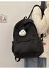 Mochila Escolar Lisa para Estudiantes Universitarias, Mochila de Color Sólido de Gran Capacidad para Estudiantes de Secundaria y Preparatoria, Mochila de Almacenamiento para Estudiantes