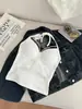 Estilo puramente sedutor, tomara-que-caia sem alças com decote V, camisola para mulheres com design vazado, peça externa sexy, modeladora e estilosa para garotas descoladas