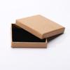 Caja de joyería directa de fábrica caja de embalaje de joyería caja de anillo de papel kraft cubierta cielo y tierra cartón para aretes caja para pulsera