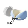 Zona de Ingeniería Almohada Cervical en Forma de U Ergonómica Ajustable Almohada de Viaje Avión Tren de Alta Velocidad Vehículo Almohada para Cuello en la Hora del Almuerzo
