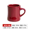 Taza de cerámica personalizada color blanquecino, entallada en la cintura, para uso transfronterizo en casa y oficina, taza para café y leche