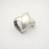 Comércio Exterior Malha Cruzada em Forma de X Contas Espaçadoras de Aço Inoxidável Anel Duplo Personalizado Pulseira de Couro Pulseira Acessórios Acessórios para Joias DIY