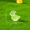 Boneca Tiranossauro Rex Luminosa Transfronteiriça Fofa Grão Decorações DIY Acessórios para Pendurar Micro Paisagem Pequenos Enfeites