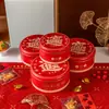 Caixa de Embalagem para Biscoitos com Lata para Produtos Assados, Balas Infantis, Crocantes de Cacau, Biscoitos de Floco de Neve, Bala de Nougat, Caixa de Lata de Natal