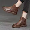 Populares botas retro Martin, botines para mujer, nueva colección otoño/invierno 2026, estilo coreano, tacón bajo, versátiles y forrados de felpa