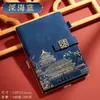 Cuaderno Tendencia Nacional Cultural y Creativa A5 Bloc de Notas de Oficina Regalo Set en Caja Cuaderno Estilo Chino Ciudad Prohibida Multifunción