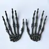 Decorações de Halloween Mãos de Plástico Simuladas Ossos Esqueleto Estaca de Jardim de Halloween Mão de Fantasma Adereços de Decoração Ornamentos