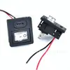 Interruptor de carregamento Tipo-C montado em placa, interruptor basculante tipo barco com luz indicadora, chicote de fiação para armazenamento de energia de pequenos eletrodomésticos