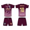 Conjunto de Uniforme de Fútbol Uniforme de Juego y Entrenamiento de Equipo Jersey de Fútbol Sublimado Jersey de Fútbol Personalizado Versión de Aficionado