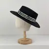 Nuevo Sombrero de Moda de Paja Estilo Británico, Sombrero de Paja para Vacaciones al Aire Libre en la Playa, Sombrero de Sol Retro Francés, Sombrero de Protección Solar