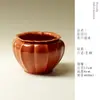 Acessórios de Chá de Alta Qualidade para Uso Doméstico: Tigela de Chá Jian Shui Vermelha, Recipiente para Borra de Chá e Acessórios para Cerimônia de Chá Kung Fu