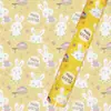 Papel de Regalo de Pascua Bright Coat Conejito Lindo Papel Decorativo para Regalo Año del Conejo Papel de Piel de Libro de Dibujos Animados