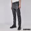 Pantalones de Cuero de Felpa de Terciopelo para Otoño e Invierno para Personas de Mediana Edad y Mayores, Puestos Callejeros de Motocicletas, Resistentes a Manchas, Impermeables al Aceite, Cortavientos, a Prueba de Humedad y Pantalones Largos de Cuero para Negocios