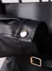 Chaqueta de Cuero de Lujo Ligero Transfronteriza para Mujer, Talla Petite, Nuevo Estilo Primavera 2026, Gabardina Corta de Piel de Oveja