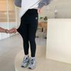 Leggings para meninas 2023 outono e inverno novas calças de tubarão forradas de lã quente para crianças leggings de outono e inverno para bebês