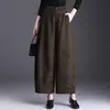 Novas calças de moda estilo chinês de cintura alta e perna larga para mulheres, novo modelo outono 2026, emagrecedoras, versáteis, elegantes e estilosas