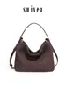 Moda Europea y Americana Bolsos para Mujer, Nuevo Bolso Hobo Tejido de Gamuza para el Brazo, Bolso Cruzado tipo Cubo de Gran Capacidad para Viajes, Bolso tipo Bollo