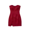 Vestido negro strapless bodycon para mujer, escote pronunciado, corte ajustado, con abertura, falda corta, estilo discoteca, sexy, ceñido, perfecto para citas