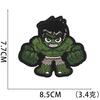 Pegatina de tela bordada Xiaotian Manwei, parche bordado de dinosaurio de dibujos animados, parche para planchar, parche bordado de Iron Man, microsello