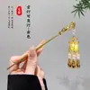 Horquilla de Pelo con Borla Estilo Chino para Caminar para Mujer, Peineta de Gama Alta, Adorno para el Cabello, Nuevo Disco de Pelo Antiguo, Accesorios Hanfu Cheongsam
