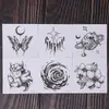 Adesivos de Tatuagem Sonhadores Multielementos Transfronteiriços, Elementos de Estilo para Usar, Versátil, Fácil de Aplicar e Remover, Adesivos de Tatuagem Personalizados de Nicho