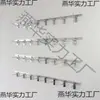 Estante de Exhibición para Pared para Accesorios de Teléfono Móvil, Artículos Pequeños, Calcetines, Colgadores de Aretes para Supermercado, Estante de Exhibición de Tablero Ranurado, Ganchos, Cepillos de Dientes