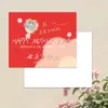 Cartão de Dia das Mães Bolo Floricultura Decoração Mãe, Obrigado pelo Seu Trabalho Duro, Eu Te Amo, Feliz Dia das Mães Cartão Rosa Personalizado