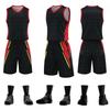 Traje de baloncesto transfronterizo de Speed Wholesale, camiseta de estudiante, traje de entrenamiento deportivo con logotipo para hombre, traje deportivo de secado rápido para hombre, verano