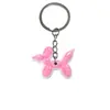 Llavero Serie Rosa Anillo de Llave de Goma Blanda de PVC Colgante para Equipaje Cadena de Llave de Regalo Accesorios de Joyería Decoración Colgante para Coche