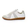 Zapatillas Deportivas Casuales de Cuero Genuino para Mujer de Comercio Exterior Transfronterizo, Zapatillas de Entrenamiento Alemanas Casuales Retro Unisex para Pareja Coreana para Mujer