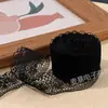 Atacado spot Renda elástica de poliéster 4cm Renda de nylon em semicírculo Renda feita à mão acessórios para roupas íntimas e vestuário Renda