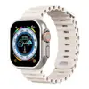 Adecuado para correas de Apple Watchs456789/10/11 Correas de Apple Modificadas Correas de Reloj de Silicona Marina