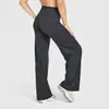 Calça Yoga Reta Transfronteiriça Dfyne Feminina Cintura Alta Sensação Nua Levanta Bumbum Solta Emagrecedora Esportiva Leggings de Yoga para Exterior