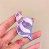 Horquilla de acrílico con forma de pez de dibujos animados para niña, con forma de corazón, para flequillo, con clip lateral, para tocado, accesorios para el cabello