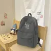 Mochila Escolar Transfronteriza Nuevo Estilo Estilo Harajuku Mochila de Gran Capacidad para Estudiantes de Secundaria y Preparatoria, Mochila de Viaje Ligera a Cuadros de Moda